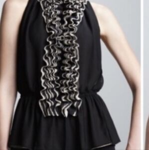 Robert Rodriguez Ruffled Blouse BNWOT